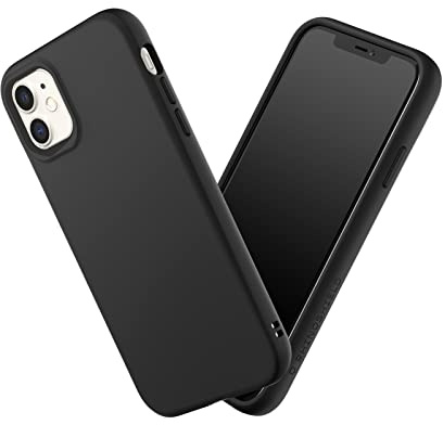 RhinoShield Case kompatibel mit [iPhone 11] | SolidSuit - Stoßdämpfende & schlanke Schutzhülle mit Premium Finish - 3.5 Meter Fallschutz - Klassik Schwarz
