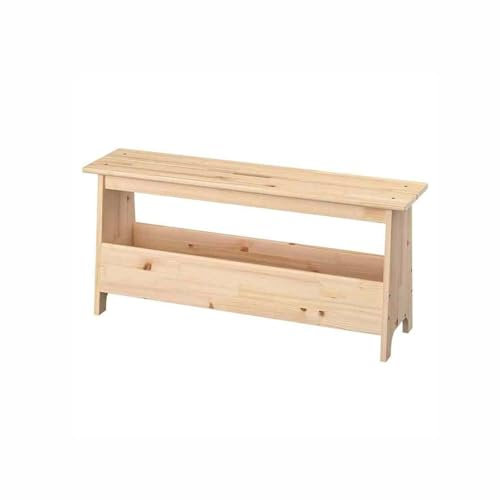 SFJATTA Esstischbank Modern, mit Massivholzbeinen Küchenbank, im Landhaus-Stil Schlafzimmer Eingang Sitzbank, für Esszimmer, Flur, Garderobe(100 * 45cm/39.4 * 17.7in)