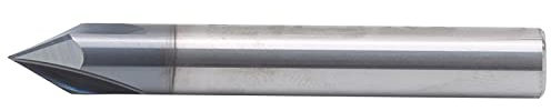 Respicefinem chanfrein fraise en bout flûte 60 fraise en acier tungstène Cnc sculpture polissage routeur Bitd8 60 60L (D8*60°*60L)
