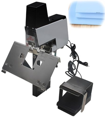 Machine À Reliure Automatique Électrique, Agrafeuse sans Agrafe Agrafeuse Murale Agrafeuse Plate + Couture À Cheval pour Magasins Graphiques, Écoles, Bureaux