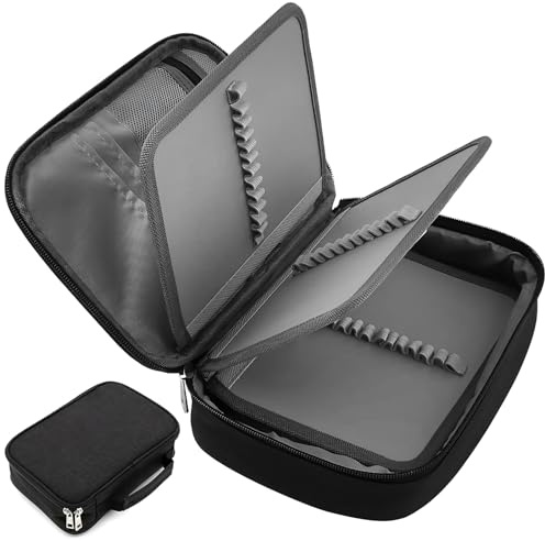 gotyou Estuche Escolar con Cremallera,Grande Estuche para lápices Pencil Case Desmontable Organizador de Papelería Adultos,Estuche Portátil para Lápices Estuches Gran Capacidad