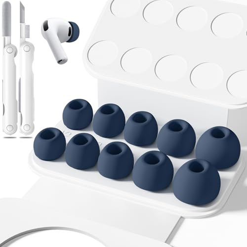 Inesore Replacement Ear Tips for AirPods Pro 3, 5 Size-Blue-2