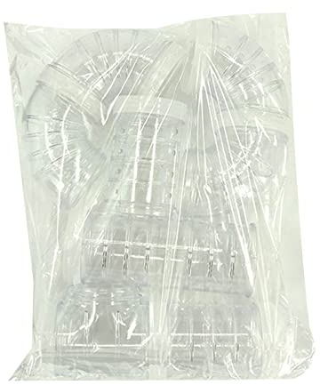 Cenifin Set di 8 tubi, per criceti, per piccoli ricci, junior, chipmunk, piccoli animali, criceti, tunnel in plastica