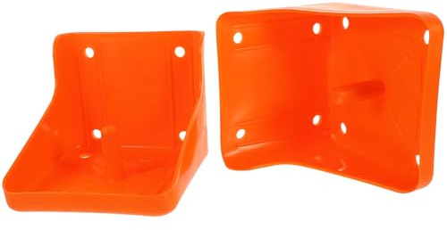 HOMOCONO 2pcs Professional Sheep Salt Lick Holder with Sturdy Pp Cylinder Design Easy to Assemble Salt Brick Feeder for Livestock Farm Use Sturdy Sheep Accessory