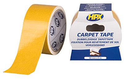 Doppelseitiges Teppichklebeband 50mm x 5m weiß