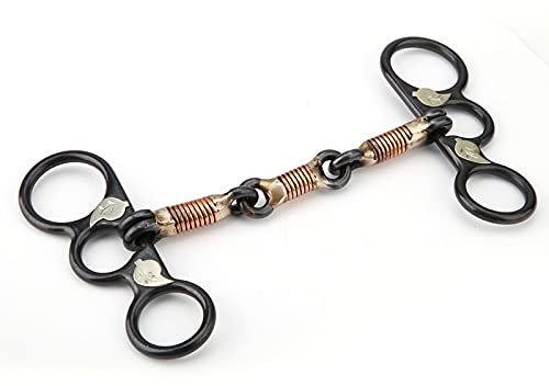 Pssopp Knebelring-Trensengebisse, Loser Reitring, Voller Wangenknebel, für Reitsport