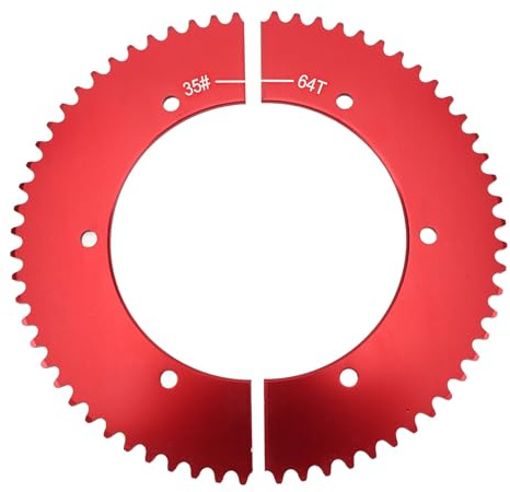 Universal Split Kedjehjul 35 Kedja 64 Tand Bakre Split Kedjehjul Ersättning för 6,5hk 7,0hk Mini Go Kart Split Kedjehjul