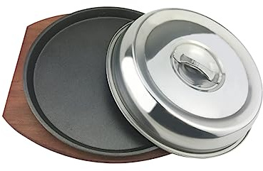 Gatuida Piastra Barbecue in Teppanyaki Antiaderente per Cucina e Grigliate Interne Padella Barbecue per Steak e Piatti Western Resistente e Facile da Pulire