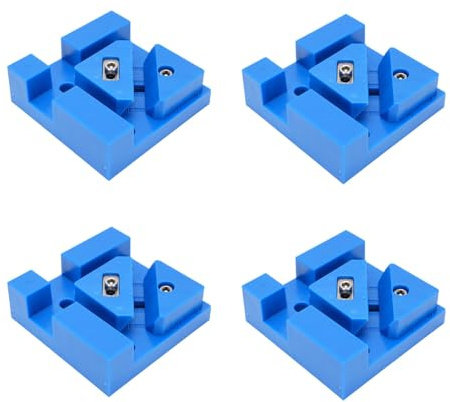 Aramox Abrazadera de ángulo Recto Ajustable para Carpintería, 4 Piezas, Abrazadera de Esquina de 90 Grados con 2 Modos para Cajas, Cajones y armarios.