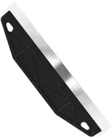 Paint Trim Guard, 12 Paint Cutting in Tool Paint Shield for Skirting Board Painting, Stainless Steel Straight Paint Edging Tool, Wallpaper Tools for Scrape, Cutting, Measurement & Guide (Black)