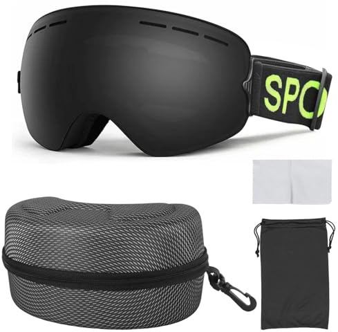 Dulynva Gafas Esqui Ski Goggles Gafas de Esquí Gafas de Snowboard Gafas Ski Máscara Gafas Esqui Snowboard Anti Niebla Protección UV para Hombre Mujer