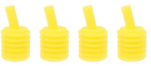 KOMBIUDA Esponjas de Filtro Amarillo para Acuario Profesionales, 5 Piezas de Esponja de Prefiltro Buena Absorción de Agua para Acuarios de Agua Dulce y Salada