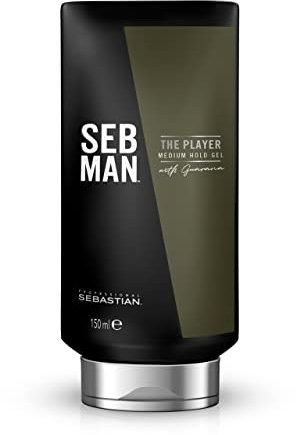 Seb Man The Player, Gel Styling a Tenuta Media, Facile da Applicare sui Capelli, Per Tutti i Tipi di Capelli, Rimodellabile, 150ml