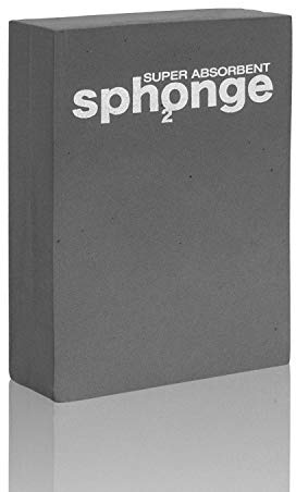 Super Absorbent Sponge by SPh2ONGE (Grey) | Multi-Purpose | Designed to Hold x10 its Weight in Liquid | Re-usable | Perfect All Around Your Home | Effective on Every Surface | Drip-Free and Durable