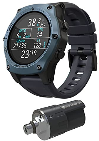 Shearwater Research Teric Wrist Dive Computer with Transmitter - Blue