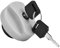 Tapa de gas con cerradura, tapa de la puerta del tanque Tapa de tapa con cerradura del tanque de llenado de combustible con llaves Accesorios para vehículos de gasolina 170 2834/932 24461