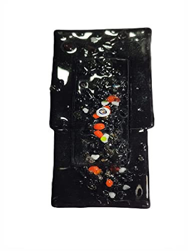1 Briefbeschwerer, Länge: ca. 10 cm, Dicke von 5 bis 8 cm, Art FC14 c2, Glas, Murano-Glas, Einzigartige Stücke, hergestellt in Italien, Schlüsselanhänger