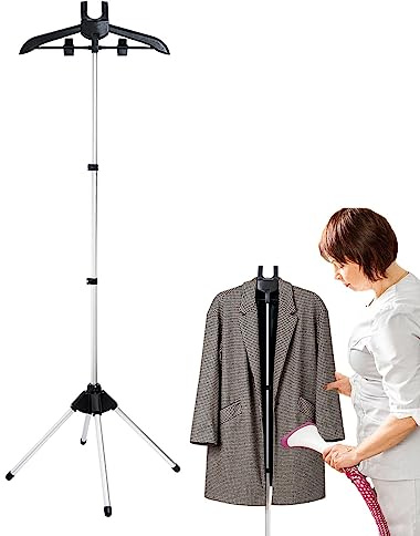 Stronrive Perchero Telescópico Plegable a Vapor para Planchar con Accesorios