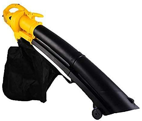 Mini soplador de Hojas de Mano Ligero para Oficina en casa, barredora 2 en 1, soplador de Hojas eléctrico para Barrer Nieve (Yellow)