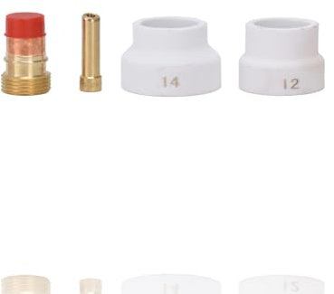 Kit de Lentilles à Gaz Tig 4 Pièces lentille gaz tig Gants de Soudage Tig 4 piece kit de lentilles a gaz Tasse En Céramique Blanche 4 piece kit de lentilles a Attrezzatura per saldatura TIG