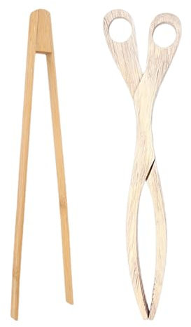 1 pinza per barbecue, 1 clip, pinza per frutta e verdura, forbici per insalata, pinze in legno da cucina, pinze per barbecue, forbici, pentole in legno