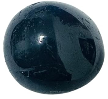 Erliway Schwarze Turmalin-Trommelsteine, 1,25-2,0 Zoll | Natürliche polierte Kristall Edelstein Reiki Chakra Banlancing Stein für Energie Hexerei Meditation Sammlung Handwerk