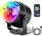 Boule Disco, 360° Rotative Boules à Facette Commande Vocale Lampe de Scène，7 Couleurs Jeux de Lumiere 3 Modes Boule Disco avec Télécommande et USB Câble, Boule Lumineuse Disco pour Fête/Bar/Club/DJ