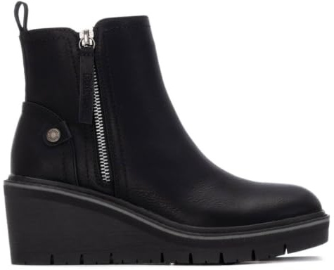 REFRESH - Botín Mujer Negro - Calzado Cómodo y Versátil - Moda casual - Modelo 17320402 (Talla 38)