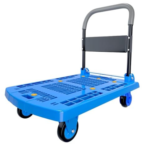Plattformwagen Transportwagen Faltbarer Handwagen-Plattformwagen Mit Rädern Und Metallgriff for Den Transport Sackkarre Klappbar