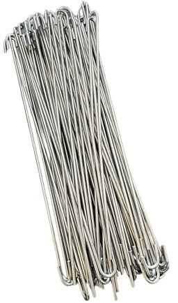 VIVIWI Steel Chain Hook Ties with Erosion Resistance Multipurpose Metal Fastening for Chain Link Fence Installation & Repair