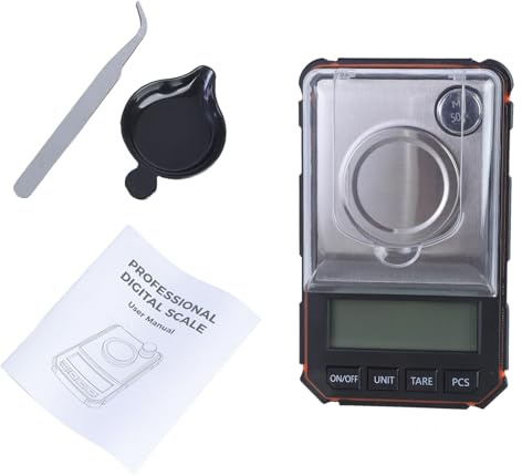 Bilancia elettronica digitale professionale per gioielli, adatta per conteggio e pesatura accurati 0,001 g di capacità minima di calibrazione
