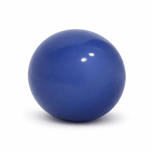 Keramik Kugel 20 cm Gartenkugel Dekokugel Gartenfigur Dekoration aus frostfester, witterungsbeständiger, robuster Steinzeug-Keramik Outdoor (blau)
