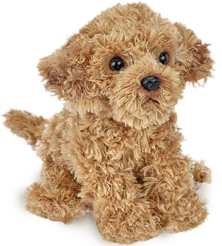 Bearington Doodles Labradoodle Plush Puppy, Dog Stuffed Animal, 13 inch