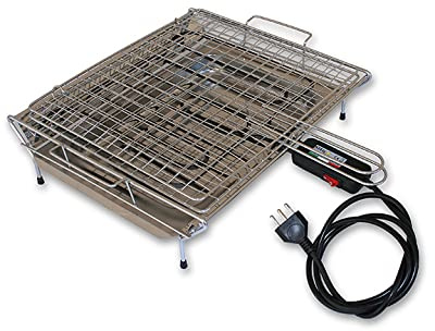 Bistecchiera griglia elettrica in acciaio inox 2700 Watt Made in Italy La Stella - G10