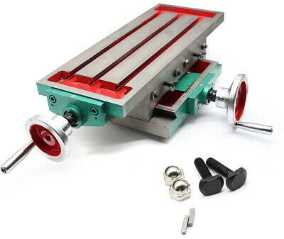 FräSen Arbeitstisch BohrstäNder Bohrtisch Bohrmaschine FräSstäNder X Y Achse 2-Achse Kreuztisch FräStisch Koordinatentisch 450X170Mm Bohr- Und FräSarbeiten Kreuzsupport Werkbank Schraubstock