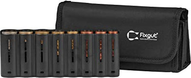 Fixgut® Textil Kellnerbörse mit Münzspender, Kellnertasche mit Euro-Münzsortierer und Tragegurt, ideal Geldbörse für Kiosk, Taxifahrer, Busfahrer, Kneipe, und Restaurant.