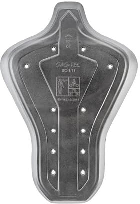 BLACKWILD The Rider's Skin SAS-TEC Nachrüst Rückenprotektor SC-1/11 420 mm | Rückenprotektor für Motorrad, Ski, Snowboard, Grau, Erwachsene