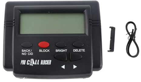 HUIOP Blocco chiamate,Blocco chiamate per telefoni fissi Telefono 2000 Blocco ID chiamante Blocco numero One Touch Blocco dispositivo Robocall indesiderate e chiamate fastidiose
