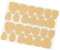scyca Colla per unghie per spingere unghie, colla per unghie gelatina – 24 pezzi (1 foglio) Jelly Sticky Tabs per unghie | Adesivi per unghie da spingere, adesivi per unghie lunga durata