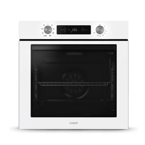 Candy Bake 600 CA6 N3T1HTW Forno multifunzione, 78 l, Ricette tramite app hOn, 1 vassoio e 1 griglia, pulizia idrolitica, convezione + ventilatore, 9 funzioni, pronto UX, bianco