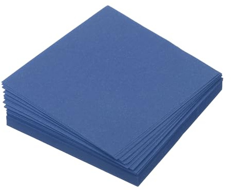 QUARKZMAN 100 Fogli Carta Origami Doppio Lato Blu Navy 7 x 7 cm Foglio Quadrato per Progetto Artigianale, Principianti, Decorazione Regalo