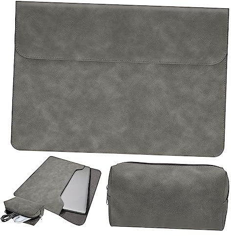 SWOOMEY Laptop Handbags for Women Laptop Case Bag Power Supply Compartment Sleek Pu Leather Storage Bag