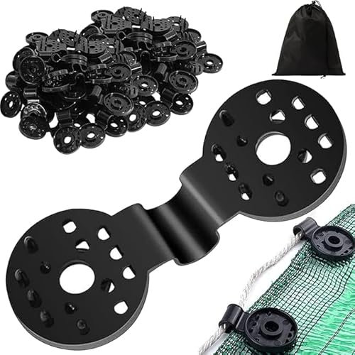 Clip di bloccaggio per tende da sole resistenti, riutilizzabili e antivento, clip in plastica, clip antivento per rete ombreggiante da giardino, per serre, giardini, reti ombreggianti, campeggio (10