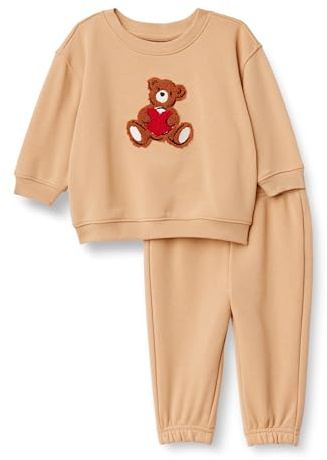 Amazon Essentials Sofia Grainge Ensemble Sweat-Shirt et Pantalon de survêtement Unisexe pour bébé et Enfant