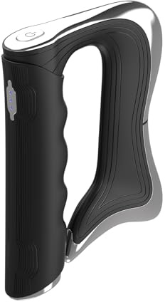 Lisxeoc Cuchillo eléctrico multifuncional para fascia, herramienta de masaje, raspador muscular, masajeador de fascia, para todo el cuerpo (negro)