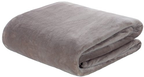 Brandsseller Flanelldecke Supersoft Kuscheldecke Tagesdecke Wohndecke - Uni - 180 x 220 cm - Sand