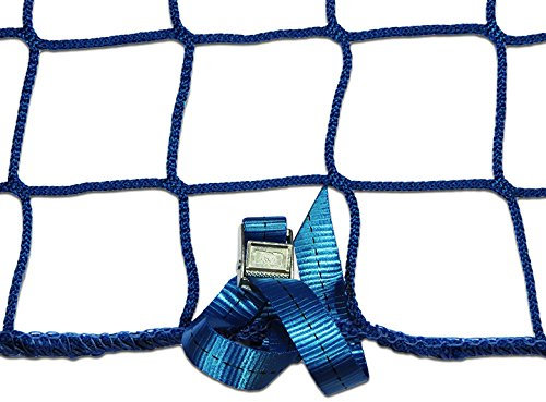 Seitenschutznetz Dachdeckerfangnetz mit angenähten GSV (2 x 10m, blau)