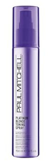 Paul Mitchell Platinum Blonde Toning Spray - Violett Haar-Pflege für blondes, graues oder weißes Haar, Haar-Treatment gegen Gelbstich, 150 ml