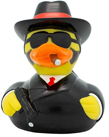 LILALU SHARE HAPPINESS – Badeente für Kinder und Erwachsene – Quietscheente – Al Capo Ente