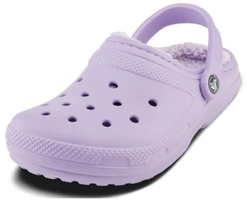 Crocs Classic Lined Clog, Zuecos Unisex adulto, Lavender, 36/37 EU
